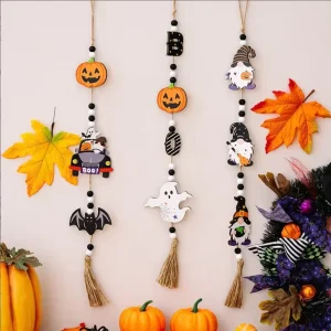 Halloween Party House Wall Hanging Decor Wooden Halloween Decorations Horror