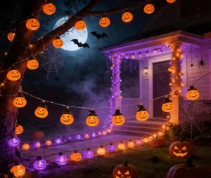 Halloween Party Lights Led Strip Light Pumpkin Decoration