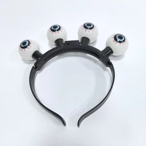 Halloween Party Plastic Eyeball LED Glowing Headband Decoration Non Toxic Eco Friendly Indoor Outdoor Use Adult
