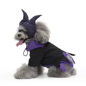Halloween Pet Items Star Moon Patterns Printing Witch Cloak Festival Pet Halloween Costume
