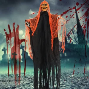 Halloween Plastic Gauze Pumpkin Skull Ghost Festival Hanging Decorations Haunted House Hotel Decoration