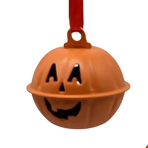 Halloween Pumpkin Bell Jack O Lantern Jingle Bells Pumpkin Face Design Bells Halloween Tree Hanging Ornament for Party