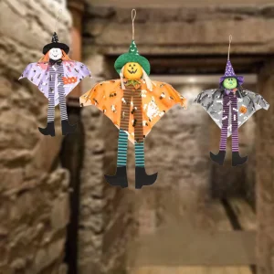 Halloween Pumpkin Ghosts Decorations Easy Hanging Festive and Amusing Party Props for Halloween and Celebrations