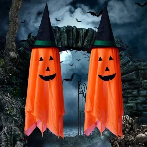 Halloween Pumpkin Witch Hats Hanging Style Festive Home Party Outdoor Decor Supplies