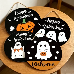 Halloween Pumpkin and Ghost Shape Party Decorations