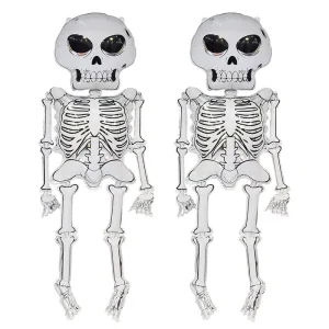 Halloween Series Large Alien Skull Man Cartoon Balloon Party Atmosphere Decorative Aluminum Film Indoor Balloon