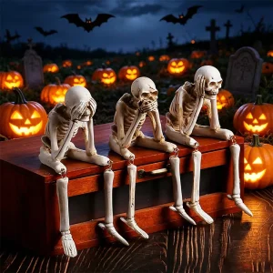 Halloween Skeleton Resin Ornaments Ghost Festival Atmosphere Indoor Desk Fashionable Decoration