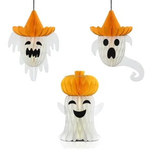 Halloween Standing Paper Decoration Honeycomb Cats Ornament Party Supplies Eco friendly Home Decor