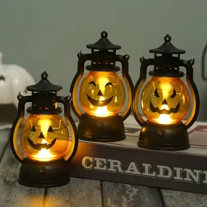 Halloween Thanksgiving Decor Pumpkin Light Dracula LED Pumpkin Lantern Halloween Decoration