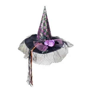Halloween Witch Hat Cosplay Black Costume Accessory Nondenaturable Wizard Hats Party Decor