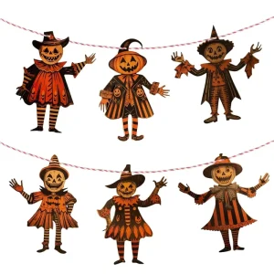 Halloween and Fall Wooden Hanging Decor Seasonal Wooden Ornaments for Home Autumn Atmosphere