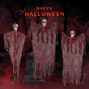 Halloween decoration bloody Scary Skeletons Halloween Hanging Ghost