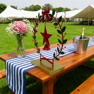 Handicraft Metal Christmas Art Deco Projection Table Ornament Seasonal Decor Living Room Home Creative Indoor Outdoor