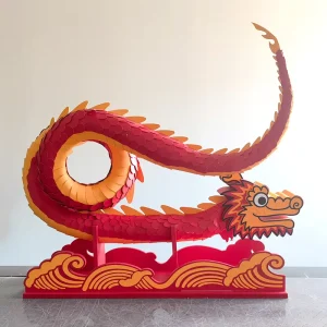 Handmade Chinese Dragon Model for New Year Festivities Party Decorations