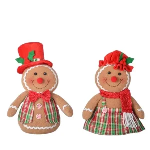 Handmade Gingerbread Man Doll Christmas Tree Decoration