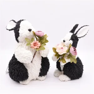Handmade Ornaments Easter Rabbit Easter Bunny Decoration For Home Decor