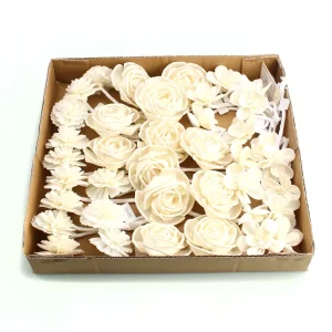 Handmade Reed Wood Aroma Flower Diffuser Fragrance Sola Wood Flower