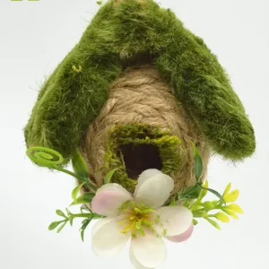 Handmade Round Styrofoam Pinecon Easter Decoration with Digital Printing Customized Designs for Outdoor Party Supplies