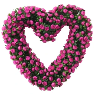 Hanging Artificial Decorative Flowers Wreaths and Plants Indoor or Outdoor Wall Wedding