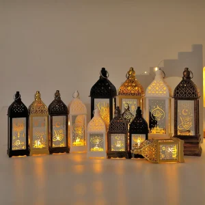 Hanging Ramadan Lamp Ramadan Lantern Decor for Home Tabletop Decor Creative Party Supplies