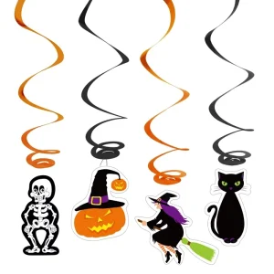 Hanging Swirl Halloween Party Decoration Paper/Plastic Handmade Indoor Use