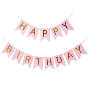 Happy Birthday Banner Letter Fishtail Flag Birthday Party Supplies Banner Festival Party Birthday Decoration