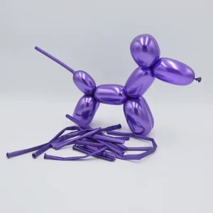 Happy Birthday Christmas Party Decoration Chrome 260 Long Shape Magic Modeling Balloon