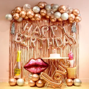 Happy Birthday Foil Balloon Theme Set 10 Inch Letter Shape Party Decorations for Kids