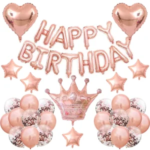 Happy Birthday Foil Balloons Party Supplies for Weddings and Events Ball Globos with Helium for a Jovial Atmosphere