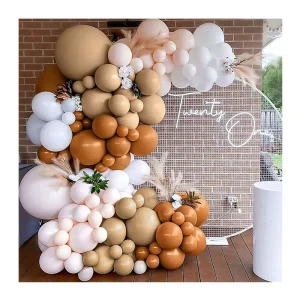 Happy Birthday Party Decoration Latex Double Layer Stuff Coloured Balloon Arch Garland Kits Set