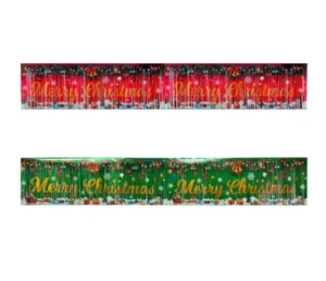 Happy Christmas and New Year Top Banner Tassel Festival Party Carnival Balloon Background Decorative Supplies Props