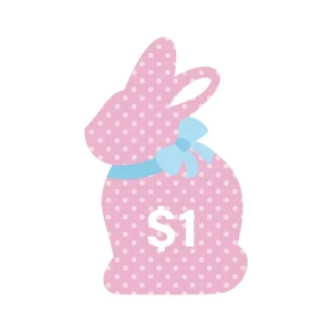 Happy Easter Egg Decoration Lovely Bunny Egg Hunt Tokens Filler