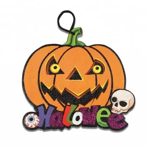 Happy Halloween Decoration Pumpkin Pattern Hanging Supply for Wall Window Gate Decoration