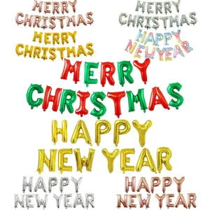 Happy New Year Balloons 16 Inch Happy New Years Letter Balloons Decorations New Years Eve Party Supplies