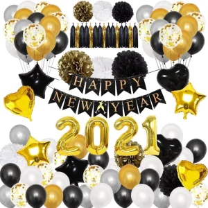 Happy New Year Party Decorations Party Supplies Set Party Favor Packs