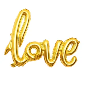 Heart Shaped Background Wall Balloons Valentines Day Heart Love Foil Balloons for Wedding Party Valentines Day Decorations