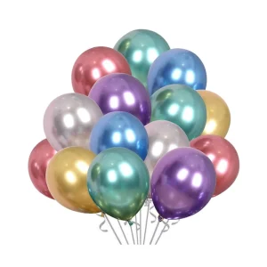 Helium 12 Inch Latex Golden Balloons Festive Chrome Birthday Party Decorations Christmas Halloween Easter Valentine’s Day