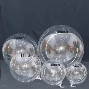 High Quality 5/10/18/24/36 Inch Transparent Bobo Bubble Balloons for Christmas Wedding Birthday Party Decorations Baby Shower