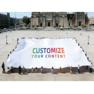 High Quality Big Huge Flag 10X5 m Polyester Flags Customizable Giant Flags with Personalized Logo Patterns for Outdoor Events