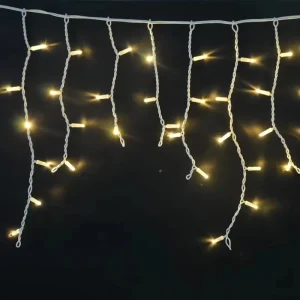 High Quality Commercial Grade IP67 Waterproof 3000K Connectable LED Icicle Curtain Lights Outdoor Lighting Christmas