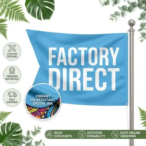 High Quality Custom Design Flag Banners Bulk Supplier Premium Polyester Standard 3x5ft Indoor Outdoor for Advertising Y