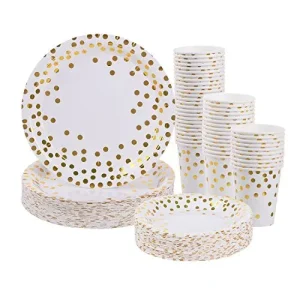 High Quality Custom Party Decoration Hot Paper Tableware Embossed Printing Techniques Guangdong