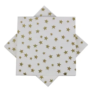 High Quality Customized Gold Paper Napkins Thick Party Tableware Decorations Environment Friendly Square