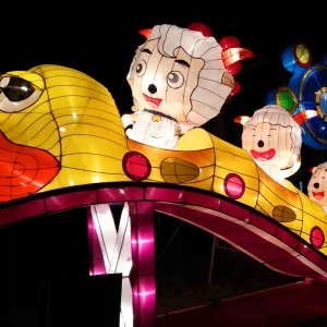 High Quality Illuminated Silk Lanterns for Festive Occasions Christmas Easter Chinese New Year Valentine’s Day for Resorts