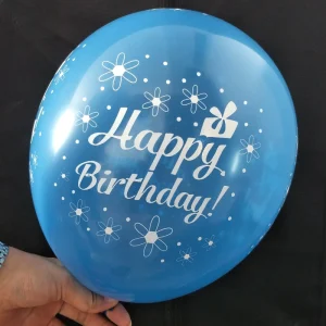 High Quality Price 12 Inch Happy Birthday Decoration Latex Printing Balloons