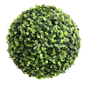 High Simulation Artificial Antia UV Plastic Hanging Plant Green Artificial Grass Ball Decor for Indoor Outdoor Home and Hotel