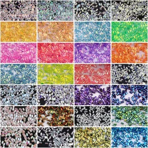 High Sparkling Small Round Tube Glitter for Resin Arts Card Making Polyester Holiday Decorations