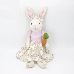 High-quality Cotton Child Easter Bunny Decorations Festival Ornaments Home Plush Long-eared Bunnies Factory Price