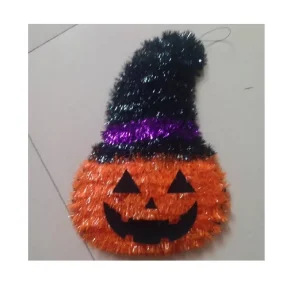 High-quality Halloween Decorations Plastic Pumpkin Hats Party Wall Decorations