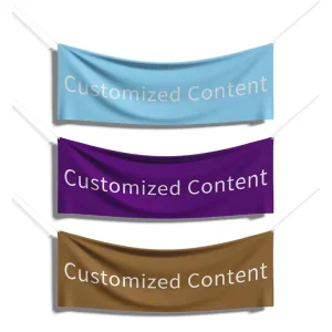 High-quality Polyester Christmas Decorative Banners with Floral Design-Customizable Eco-Friendly Durable for Holiday Parties